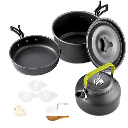 Set de Utensilios de Cocina para Camping Antiadherente